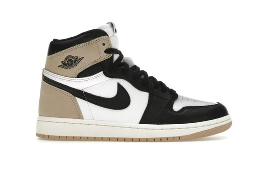 WMNS AIR JORDAN 1 RETRO HI OG BLANC/ NOIR/BRUN