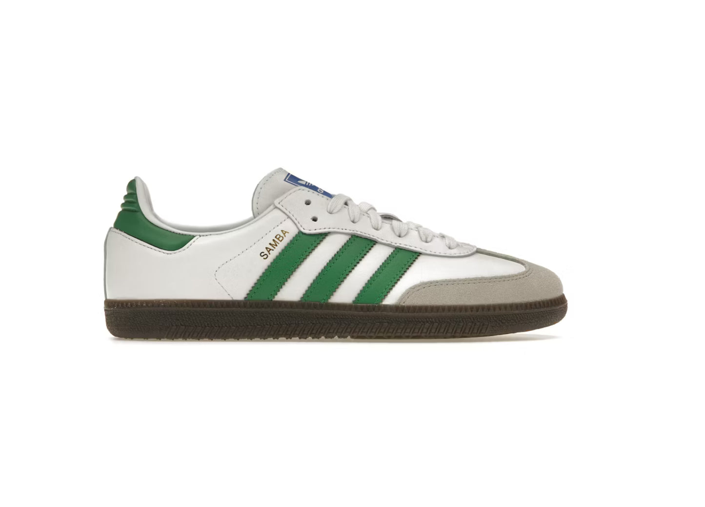 ADIDAS SAMBA VERT ET BLANC