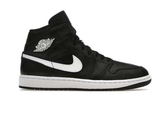 WMNS AIR JORDAN 1 MID BLACK WHITE
